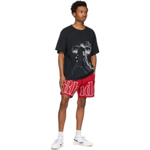 RH Logo Shorts by Rhude Size XS Mens Red NWOT - Picture 12 of 12